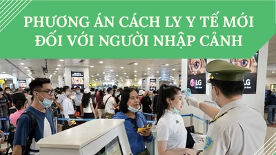 Infographic: Sắp thí điểm phương án cách ly mới với người nhập cảnh