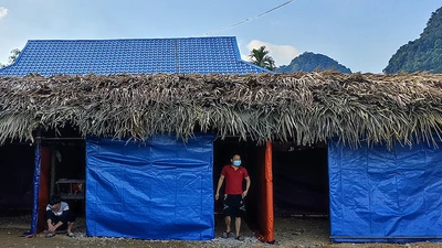 Người dân phải cách ly trong lều ở Thanh Hóa đã về nhà