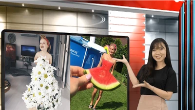 Vui Độc Lạ: Váy áo điệu đà làm từ... rau, củ, quả