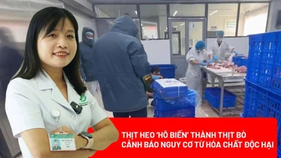 Thịt bò giả từ thịt heo tẩm hóa chất: Mối nguy âm thầm trong bữa ăn hằng ngày