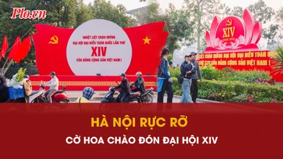 Video: Thủ đô rực rỡ cờ hoa trước thềm Đại hội XIV