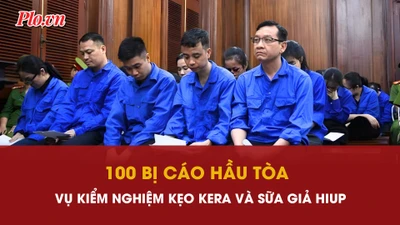 Video: Đang xét xử 100 bị cáo vụ kiểm nghiệm kẹo Kera và sữa giả Hiup 