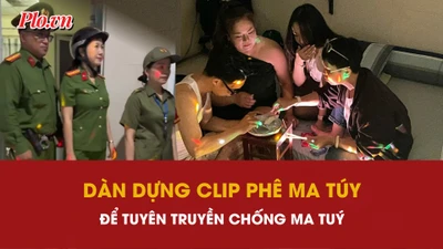 Trưởng công an phường nói gì về clip phê ma túy do đơn vị dàn dựng? 