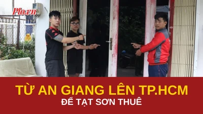 Bắt khẩn cấp nhóm thanh niên tạt sơn đòi nợ thuê