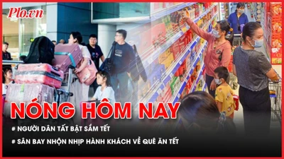 Người dân rủ nhau sắm Tết ngày cuối năm; Sân bay nhộn nhịp hành khách về quê ăn Tết 