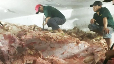 Hơn 30 tấn thịt heo không nguồn gốc suýt ra thị trường