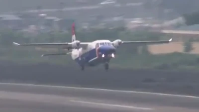 Clip hình ảnh cuối cùng của CASA 212 trước khi gặp nạn