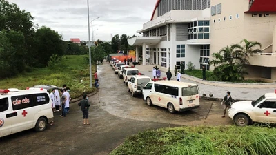 Tổ chức tang lễ cho bộ đội hy sinh ở Hướng Hóa