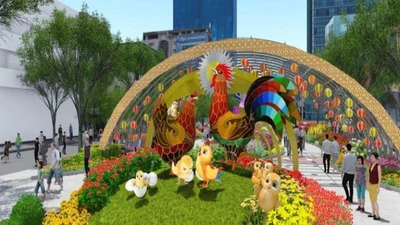 Đường hoa Nguyễn Huệ và lễ hội tết Đinh Dậu 2017