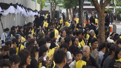 Chiều nay, di hài Quốc vương Thái Lan sẽ về hoàng cung