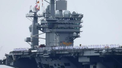 Siêu tàu sân bay Mỹ tập trận lớn ở vịnh Bengan