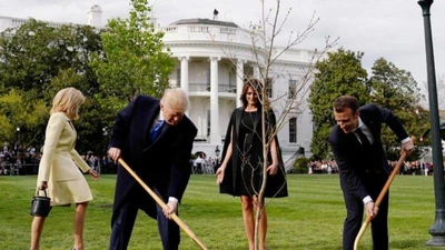 Ông Macron mang sứ mệnh châu Âu đến Mỹ