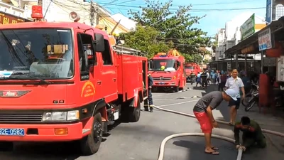 Cháy nhà ở TP Hội An