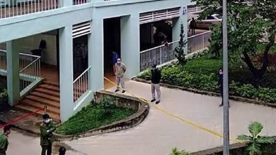 1 thanh niên tử vong trong sân bệnh viện