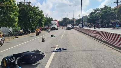 Bình Dương: 1 nam thanh niên chết bất thường giữa quốc lộ 13