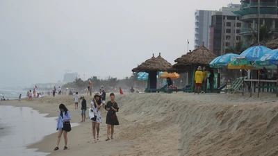 Đà Nẵng: Bãi biển tan hoang vì sạt lở