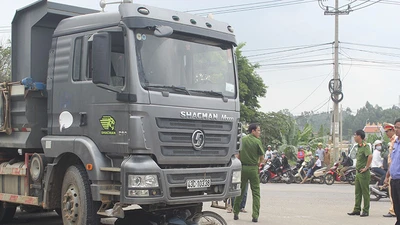 Trên đường khám bệnh trở về bị xe tải cán tử vong
