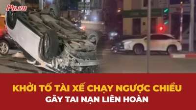 Tài xế xe Lexus chạy làn ngược chiều gây tai nạn liên hoàn bị khởi tố