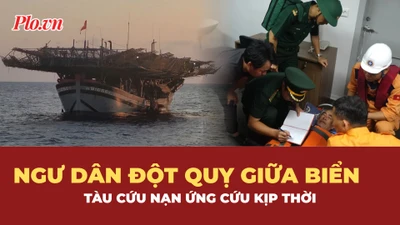 Tàu cứu nạn ứng cứu kịp thời ngư dân đột quỵ giữa biển