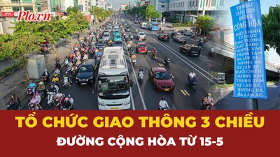 Video: Đường Cộng Hòa sau tháo dỡ dải phân cách cứng để giảm kẹt xe