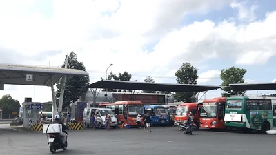 Bến xe khách trung tâm TP. Cần Thơ. Ảnh Hải Dương