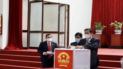 HĐND TP Cần Thơ khóa X bầu các chức danh chủ chốt