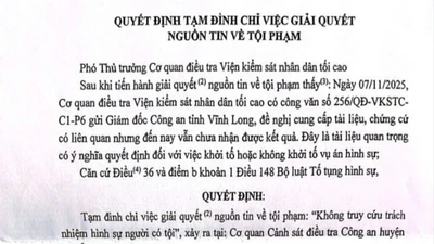 Vụ tai nạn giao thông ở Vĩnh Long: CQĐT VKSND Tối cao tạm đình chỉ giải quyết nguồn tin về tội phạm lần 2