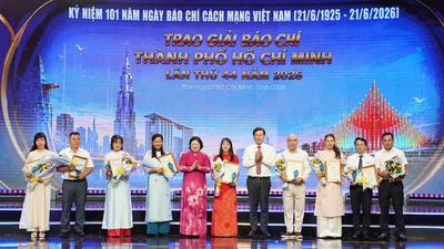 Báo Pháp Luật TP.HCM đoạt 9 giải báo chí TP.HCM lần thứ 44 - năm 2026