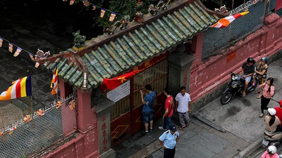 Thắt chặt an ninh chùa Ngọc Hoàng trước giờ Tổng thống Obama đến thăm 