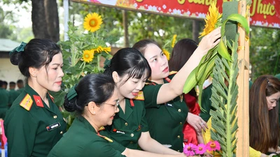‘TP.HCM - Sắc màu mới’: Xuân về rộn ràng nơi thao trường Sư đoàn 9