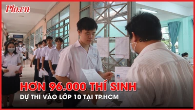 Video: Hơn 96.000 thí sinh làm thủ tục dự thi vào lớp 10 tại TP.HCM