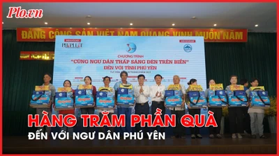 'Cùng ngư dân thắp sáng đèn trên biển' tặng 200 phần quà cho ngư dân Phú Yên