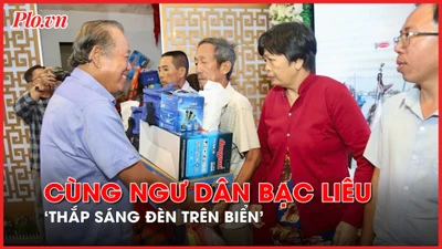 Chương trình 'Cùng ngư dân thắp sáng đèn trên biển' đến với Bạc Liêu