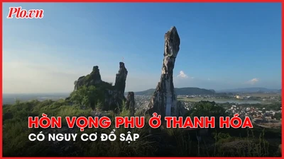 Video: Hòn Vọng Phu có thể sụp đổ bất cứ lúc nào