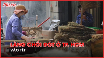 Chỉ còn khoảng 10 hộ sản xuất, làng chổi đót vẫn tất bật vào vụ Tết