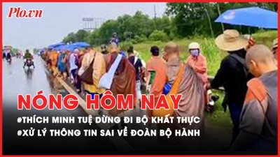 Nóng hôm nay: Thông tin chi tiết việc ông Thích Minh Tuệ tự nguyện dừng đi bộ khất thực