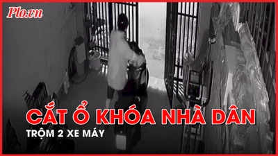Video: Cắt ổ khóa nhà dân, trộm liên tiếp 2 xe máy đắt tiền