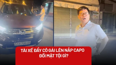 Vụ ô tô đẩy cô gái lên nắp cabo ở Tân Bình, tài xế đối mặt tội gì? 