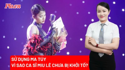 Vì sao ca sĩ Miu Lê chưa bị khởi tố vụ sử dụng ma túy?