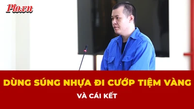 Dùng súng nhựa đi cướp tiệm vàng, người đàn ông lãnh án