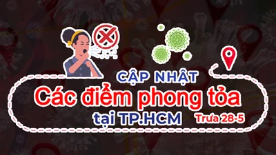 TP.HCM: Thêm nhiều điểm phong tỏa COVID-19 trưa 28-5