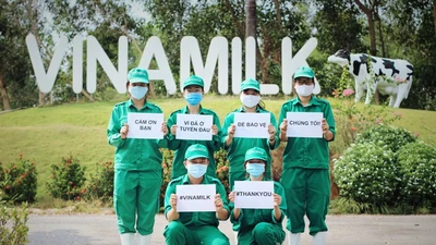 Vinamilk đẩy mạnh sản xuất, tiếp sức cho tuyến đầu chống dịch