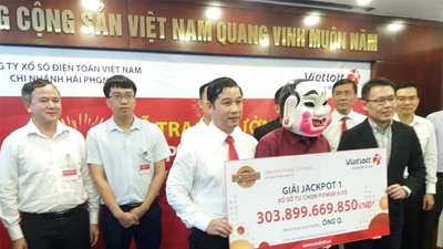 Trúng số phải đóng thuế bao nhiêu phần trăm?