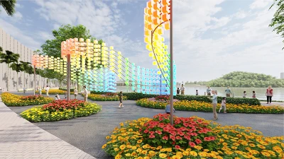 Hội hoa xuân Phú Mỹ Hưng Tết Nhâm Dần 2022: Xuân an vui