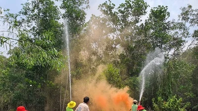 Tập huấn PCCC tại Khu Công nghệ Môi trường xanh (Long An) khi mùa khô đến