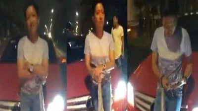 Xôn xao clip Trường Giang say xỉn lái xe giữa khuya