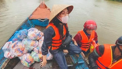 Thủy Tiên đã trở về nhà sau 1 tuần hỗ trợ bà con vùng lũ
