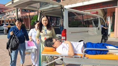 Đi thi gặp tai nạn, học sinh dự thi ở phòng riêng