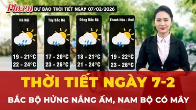 Dự báo thời tiết ngày 7-2: Bắc Bộ hửng nắng ấm, Nam Bộ đêm có mưa rào vài nơi