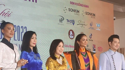 Video: Nhiều nghệ sĩ tham dự họp báo Lễ hội Áo dài Việt Nam 2022